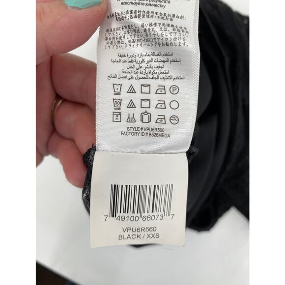 BCBGENERATION Black Bodycon Scoop Neck Lace Mini Dress XXS - Picture 7 of 9